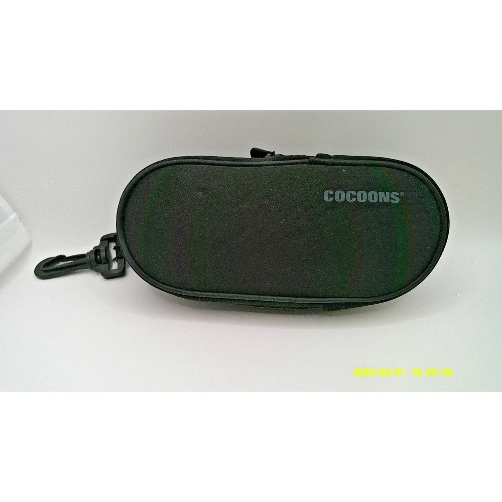 Cocoons C412M MiniSlim Flex2Fit Sunglasses w/ Case Amber lens/Black frame